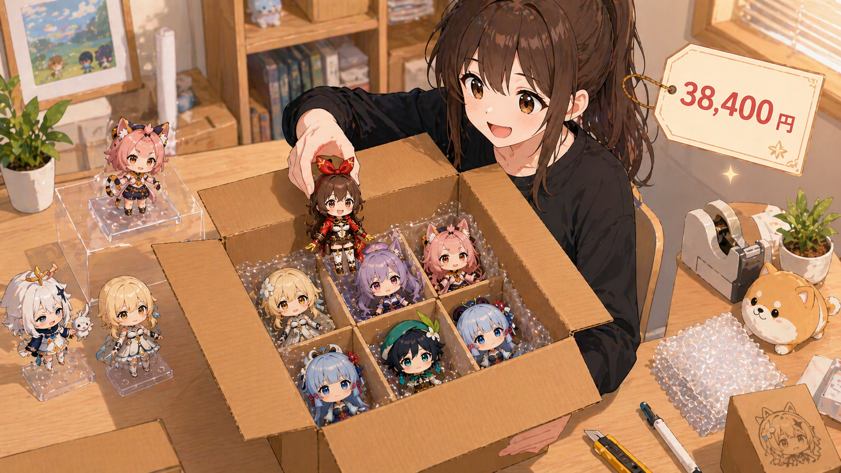 ねんどろいどをまとめて宅配買取に出す方法